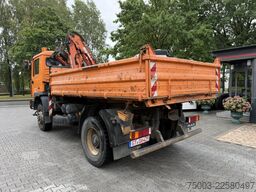 MAN ME 18.250 4X4 Kipper mit Kran Atlas 105.2