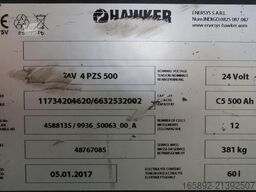HAWKER 24 Volt 4 PzS 500 Ah