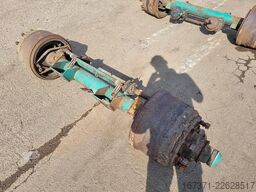 ROR trailer axle  double tires  drum brakes