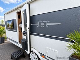 HOBBY De Luxe 515 UHK Hubbett hinten, Etagenbetten