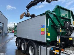 Scania P 410 8x4 Euro 6 HMF 18 Tonmeter laadkraan