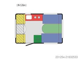 NIEWIADOW N126N Wohnwagen 305x195x181cm 1000kgGG