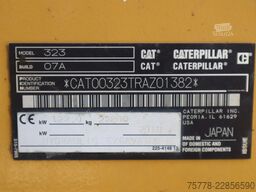 Caterpillar 323 07A | QUICK COUPLER | BUCKET