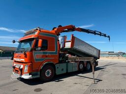 VOLVO FM500 8x2*6 Crane HMF 2620 K5 Pendel Tipper
