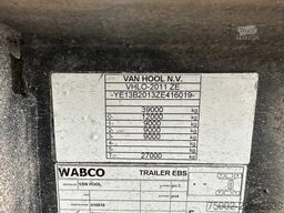 Van Hool 20FT ADR CHASSIS / galvanized / MB DISC / 2x li...