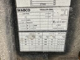 Van Hool 20FT ADR CHASSIS / galvanized / MB DISC / 2x li...