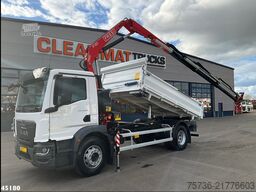 MAN TGM 18.320 Euro 6 Fassi 13 Tonmeter laadkraan N...