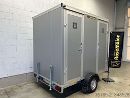 Rosemeier VE 1 Damen, 1 Herren, U SILVER H Toilettenanhänger