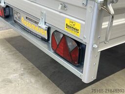 Böckmann TL-AL 2513/135 Profi & Flachpl Kastenanhänger ge