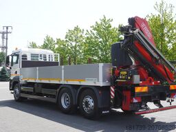 MAN TGS 26.360 Flatbed / Fassi F175 7.7 T /