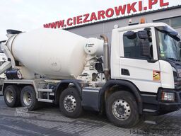 SCANIA P410 XT 8x4 / 80 tho. km!!! / SCHWING