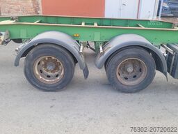 Hüffermann HTS 18.77 Tandem Abrollanhänger Scheiben