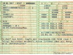 KRONE SD / Teleskop / Liftachse