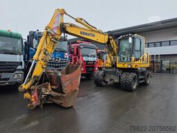 KOMATSU PW 148 / NUR 5400h / Lehnhoff MS 10 / 2 Löffel