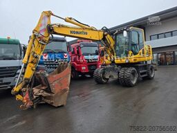 KOMATSU PW 148 / NUR 5400h / Lehnhoff MS 10 / 2 Löffel