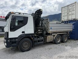 Iveco AT 380T 6x4 Kipper mit Kran