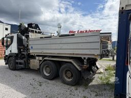 Iveco AT 380T 6x4 Kipper mit Kran