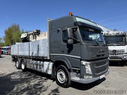 Volvo FM 370 6X2 Kran Kennis K14R Baustoff
