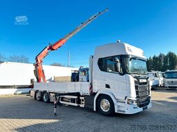 SCANIA R540 Pritsche + Fassi F545 Kran 6x2