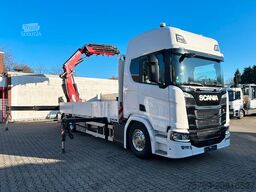 SCANIA R540 Pritsche + Fassi F545 Kran 6x2