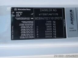MERCEDES-BENZ Nr.1231 Atego 3 4x2 / Luftfahrwerk / Ladeboard.