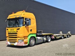 Standard-SZM Scania Scania R410 6x2 + NOOTEBOOM TIEFLADER