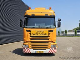 Scania Scania R410 6x2 + NOOTEBOOM TIEFLADER