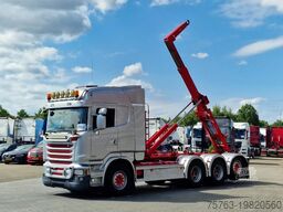 Scania R490 8x4*4 - HIAB XR24SL58 24T hooklift - Euro ...