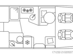 LAIKA Kosmo L 409 TV, Sat, Radträger, Markise, Komfort