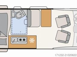 DETHLEFFS Globetrail Performance 600 DR VW Truma Combi 6DE