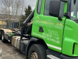 Scania Scania G 480/6x2-4 Scania G 480/6x2-4, Lenk-Liftachse, Hiab Kran Funk 166 HD-3, Abroller XR 18 S 59