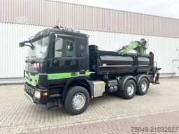 Mercedes-Benz Actros 3341 K 6x4 Actros 3341 K 6x4, Bormatik links, Heckkran Penz 10.83SH