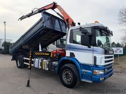Scania P 94G-260 4x2 TIPPER / CRANE + PALFINGER PK 120...