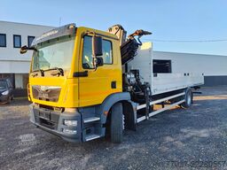 MAN TGM 18.250 Open box + HIAB 166-3