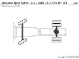 Mercedes-Benz Actros 1943 + ADR + EURO 6