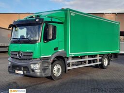 MERCEDES-BENZ 1824 L ACTROS Koffer 7,35 m mit Tür + LBW 2t