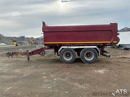  Elbo 2 axle dump trailer w/ remote control – just