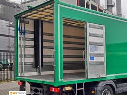 MERCEDES-BENZ 1524 L Koffer 7,35 m mit Tür + LBW 2t