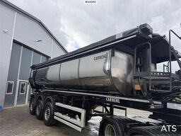 Carnehl tip semi with new chapel
