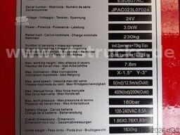 MAGNI Magni ES0807AC 7.8m Scherenbühne elektrisch 6x