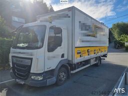 DAF LF 180 FA with side opening and lift