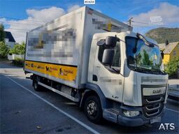 DAF LF 180 FA with side opening and lift