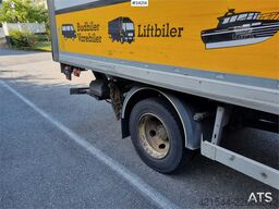 DAF LF 180 FA with side opening and lift