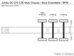 Jumbo DO 270 CZE Multi Chassis / Back Extendable / BP...