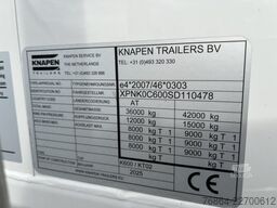 KNAPEN K600 SCHUBBODEN, SEITENTüREN , 87M³, LIFTACHSE, ALU-FELGEN,