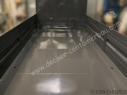 Decker Containerbau Plattform, Stahlklappwände,Pendelklappe