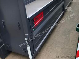 Decker Containerbau Plattform, Stahlklappwände,Pendelklappe