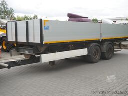 Krone construction trailer / Flatbed 18 pallet