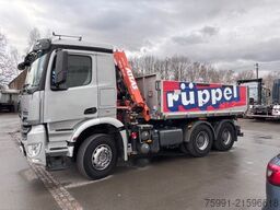 MERCEDES-BENZ Arocs 4   6x4 Dreiseitenkipper mit Ladekran
