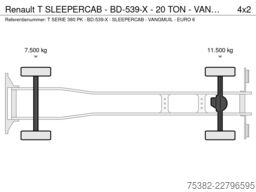 Renault T SLEEPERCAB - BD-539-X - 20 TON - VANGMUIL - E...